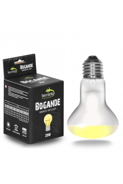 Лампа точкового нагріву Terrario Bogande Basking Sun Light 25w з UVA-променями для рептилій і тераріумів