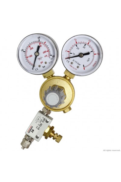 Комплект CO2 редуктор + кран Camozzi RFO 382