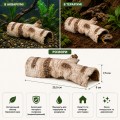 Декорация укрытия Hobby Birch Tunnel 2 25,5×9×7,5 см для террариума и аквариума (36516)
