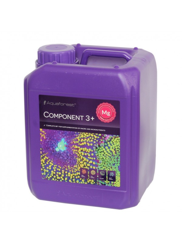 Магний и Reef Mineral Salt Aquaforest Component 3+ 5л. метод Баллинга