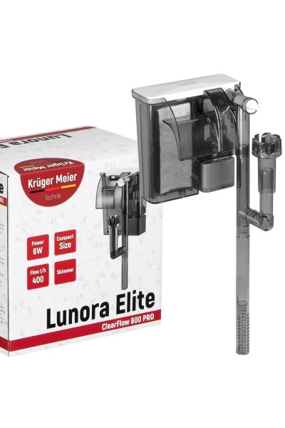 Каскадный фильтр Kruger Meier Lunora Elite 800 со скиммером для аквариумов 35-70 литров