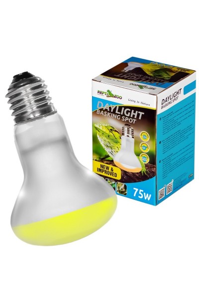Лампа точкового нагріву Repti-Zoo Daylight Basking Spot 75W (BSL75) з UVA для рептилій