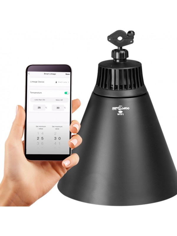 Світильник глибокий рефлекторний з Wi-Fi Repti-Zoo Smart Wi-Fi Deep Lamp L 150W (ZRL02LB)