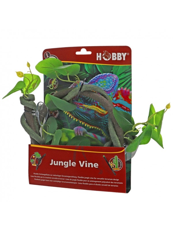Искусственная лиана Hobby Jungle Vine 1 100 см (37702) - гибкое декоративное растение для террариума, акватерариума и палюдариума.
