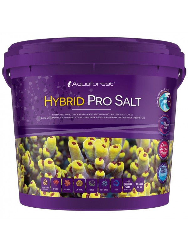 Сіль для рифових акваріумів Aquaforest Hybrid Pro Salt 22кг (733502)