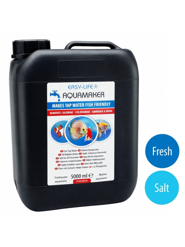 Кондиціонер і детоксикатор води Easy-Life AquaMaker 5000мл (AQM5000) для акваріума та ставка