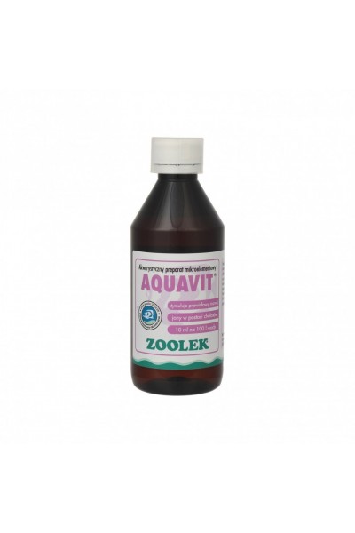 Микроэлементная добавка Zoolek Aquavit 250мл (0118) для аквариума с 13 биоэлементами