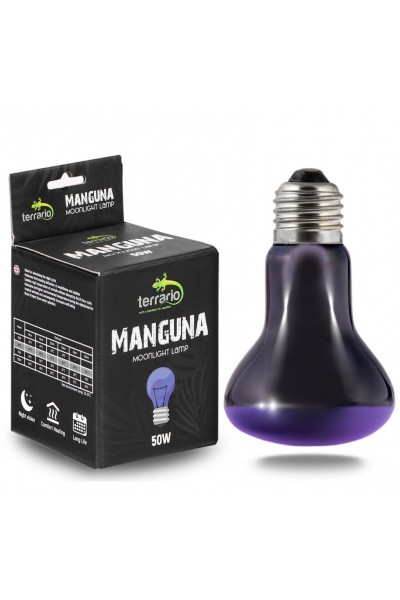 Нічна лампа з підігрівом Terrario Manguna Moonlight Lamp 50W для тераріумів без UVA