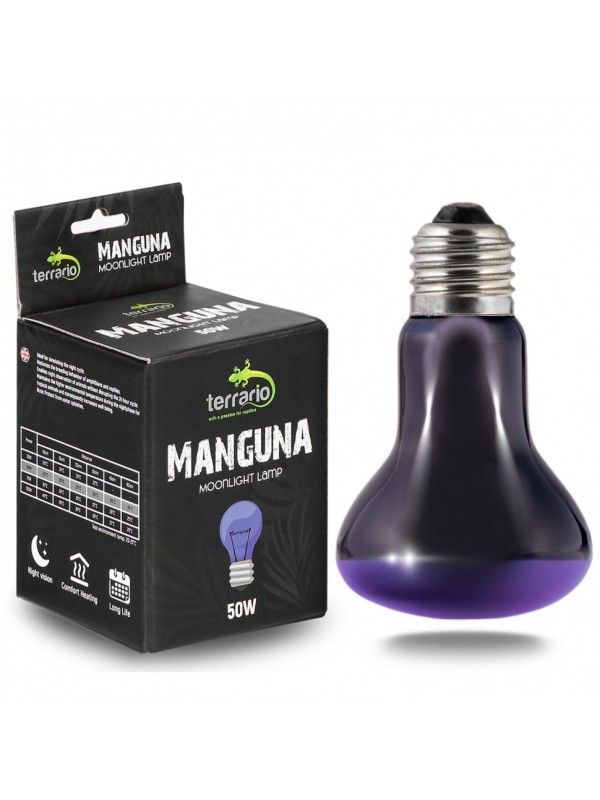 Нічна лампа з підігрівом Terrario Manguna Moonlight Lamp 50W для тераріумів без UVA