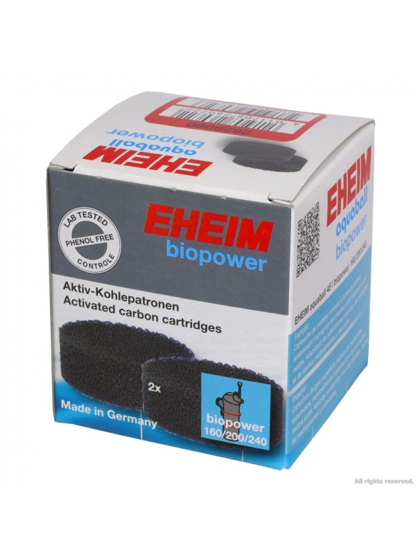 Фільтруючий картридж верхній вугільний для Eheim biopower 160-240 (2628060)