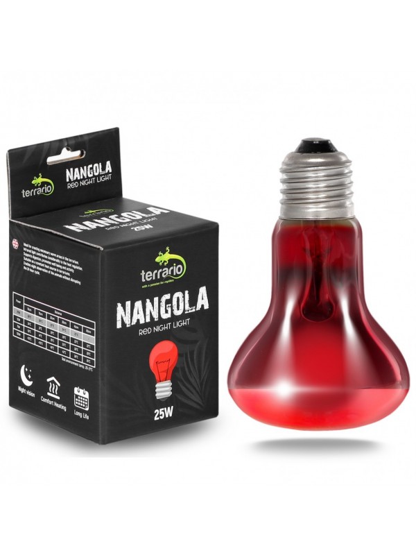 Инфракрасная нагревательная лампа Terrario Nangola Red Night Light 25W (TR-NANGOLA-25W)