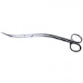 Ножницы изогнутые Dupla Scaping Tool Stainless Steel Scissor curved S 23.5см. (80020)