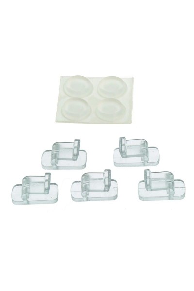 Клипсы для стекла (5x) и ножки (4x) для Eheim aquastyle/nano shrimp (7428858)