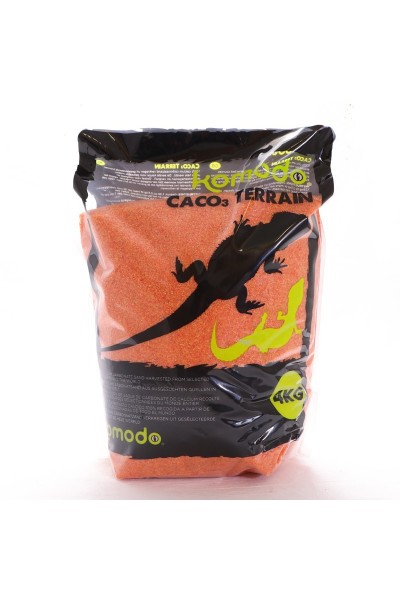 Пищевой песок для рептилий Komodo CaCo3 Sand Orange 4кг (U46064)