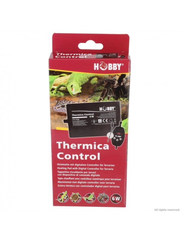 Нагревательный мат водонепроницаемый с контроллером Hobby Thermica Control 6 Ватт IP67 17,8x10см (37124)