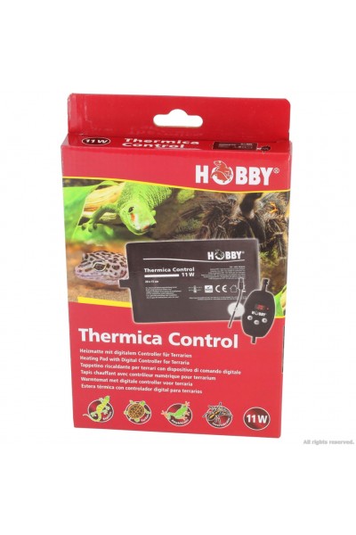 Нагревательный мат водонепроницаемый с контроллером Hobby Thermica Control 11 Ватт IP67 20x15см (37125)