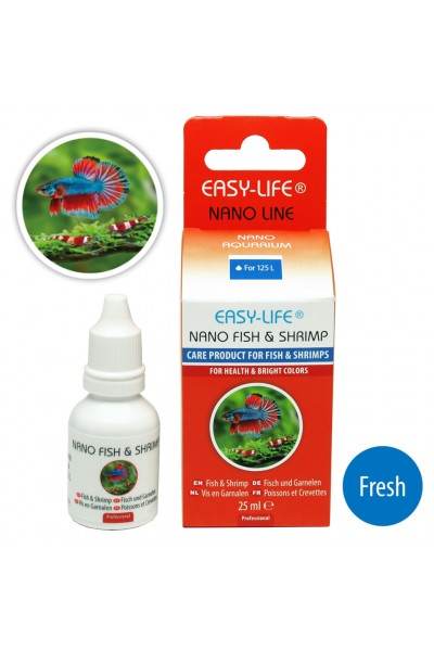 Уход за рыбами и креветками Easy-Life Nano Fish & Shrimp 25мл (NAS0025) для нано-аквариумов