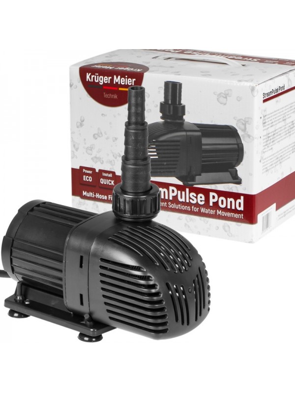 Енергоефективний насос для ставка Kruger Meier StreamPulse Pond 4000 л/год із захистом