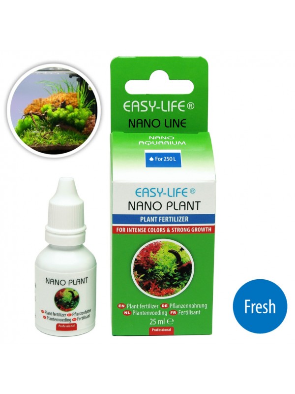 Концентрированное удобрение без нитратов и фосфатов Easy-Life Nano Plant 25мл (NAP0025) для нано-аквариумов