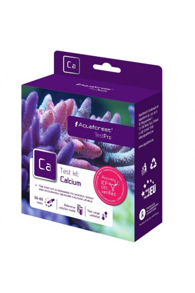 Тест на кальций (Ca) Aquaforest Calcium Test Kit для морского аквариума, 55-65 тестов