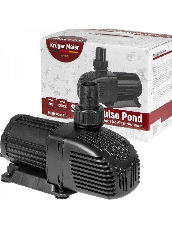 Енергоефективний насос для ставка Kruger Meier StreamPulse Pond 8000 л/год із захистом