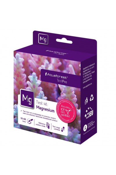 Тест на магний (Mg) Aquaforest Magnesium Test Kit для морского аквариума, 55-60 тестов