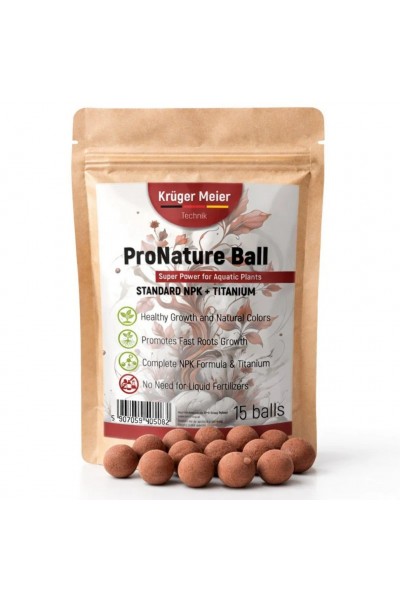 Питательные шарики Kruger Meier ProNature Ball 15 для аквариумных и террариумных растений