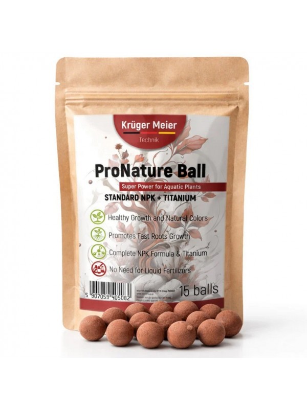 Питательные шарики Kruger Meier ProNature Ball 15 для аквариумных и террариумных растений