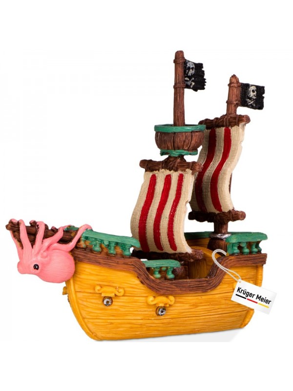 Декорація піратський корабель Kruger Meier Pirate Ship S 16x6x15см (16614)