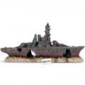 Декорація затонулий корабель Kruger Meier Battleship 23x5x11см (24411)