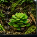 Искусственное растение Hobby Terra Succulent 4 17 см (37733) для террариума, акватерариума и палюдариума