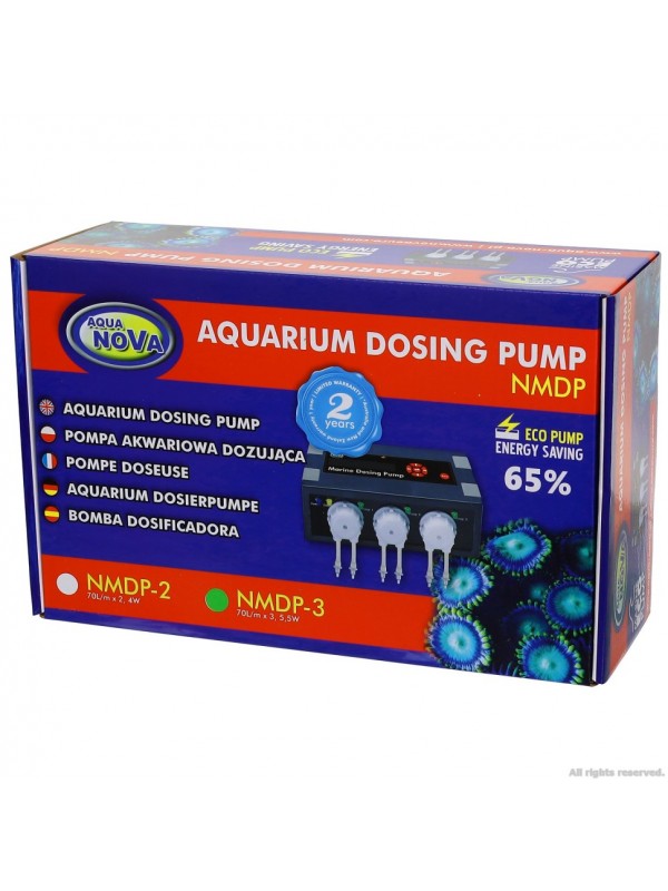 Дозатор добрив трьохканальний Aqua Nova 3x70 мл/хв (NMDP-3)
