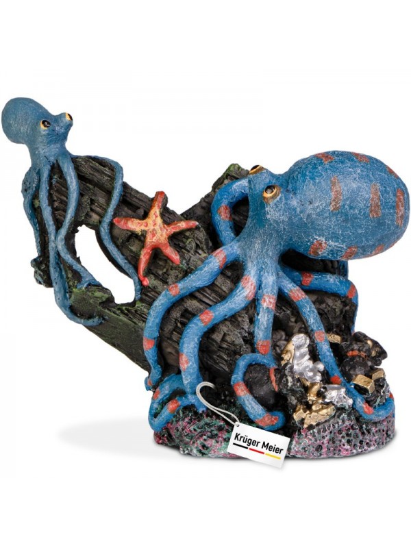 Декорація скарби восьминога Kruger Meier Octopus Treasure 14x5.5x11.5см (151012)