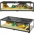 Террариум Repti-Zoo Super Vision 360 120x45x45 см (RKE1204545) - стеклянный террариум для рептилий и амфибий. Террариум Repti-Zoo Super Vision 360 120x45x45 см (RKE1204545) - стеклянный террариум для рептилий и амфибий.