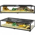 Террариум Repti-Zoo Super Vision 360 120x45x30 см (RKE1204530) - стеклянный террариум для рептилий и амфибий.