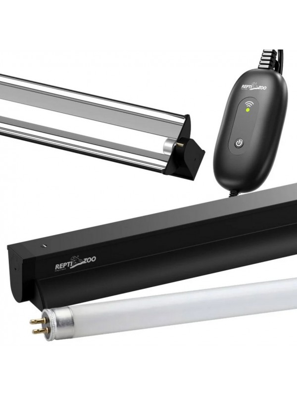 Светильник с лампой T5 Repti-Zoo Lighting Combo Smart KIT 10.0 UVB 8W 31.5 см (ZAT2808ST) для рептилий