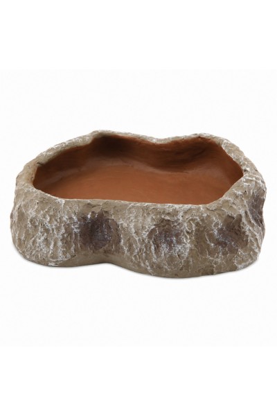 Миска для тераріуму Hobby Cera Dish Granite 2 13,5x10x3,5см (37801) поїлка та годівниця під натуральний камінь