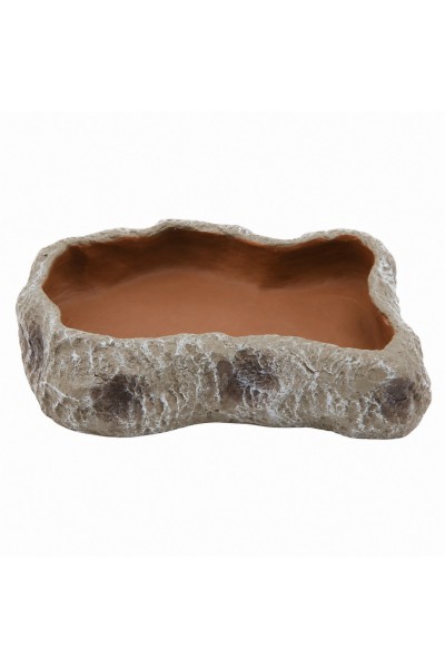 Миска для террариума Hobby Cera Dish Granite 3 18x12,5x4см (37802) поилка и кормушка под натуральный камень