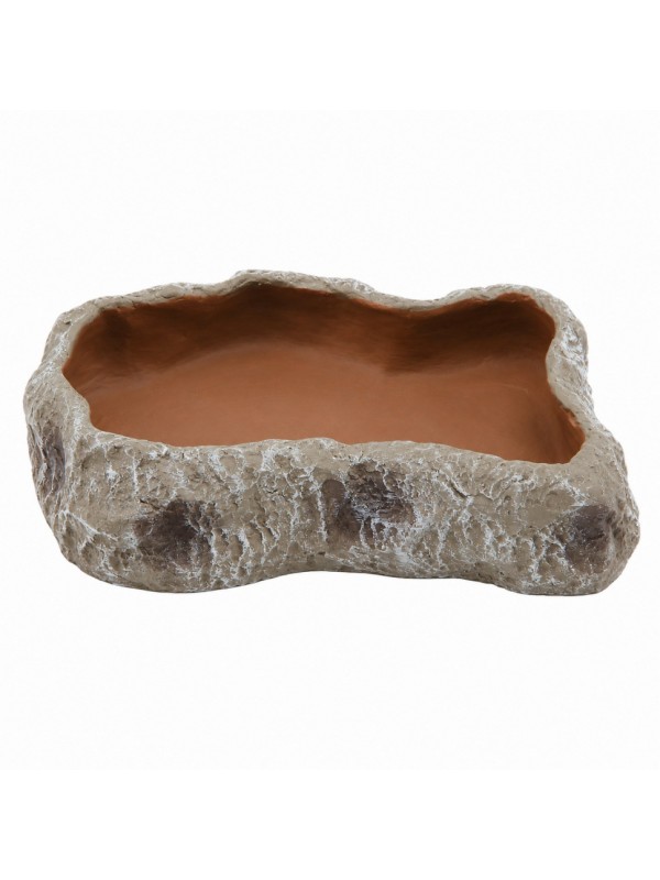 Миска для террариума Hobby Cera Dish Granite 3 18x12,5x4см (37802) поилка и кормушка под натуральный камень