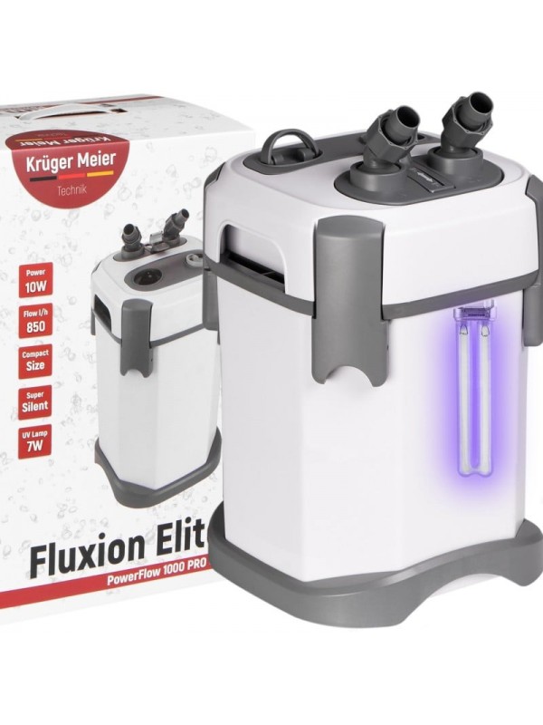 Внешний фильтр Kruger Meier Fluxion Elite 1000 UVC PRO для аквариумов 80-180 литров