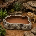 Миска для террариума Hobby Cera Dish Granite 4 22x17x4см (37803) поилка и кормушка под натуральный камень