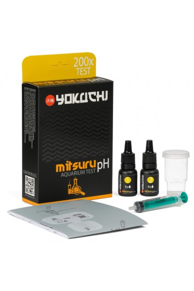Тест на pH воды Yokuchi Mitsuru Aquarium Test pH 3-10 и 6.0-7.8, 200 тестов