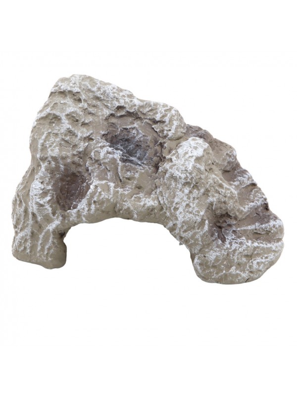 Декорация Hobby Cera Granite Cave 1 13×9×7,5 см - укрытие для террариума, аквариума под натуральный камень (37810)