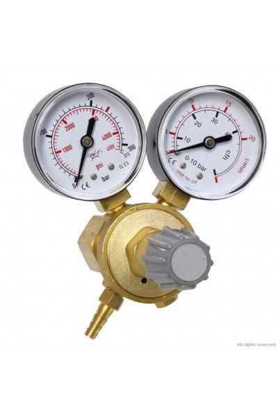 Редуктор CO2 Aqua Nova для заправляемых баллонов W21,8х1/14 (CO2REG1)