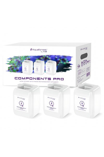 Мікро і макроелементи для морського акваріуму Aquaforest Components Pro 1,2,3, 3x5л (739566)