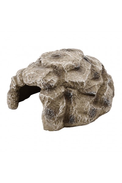 Декорация Hobby Cera Granite Cave 3 28,5×24×16 см - укрытие для террариума, аквариума под натуральный камень (37812)