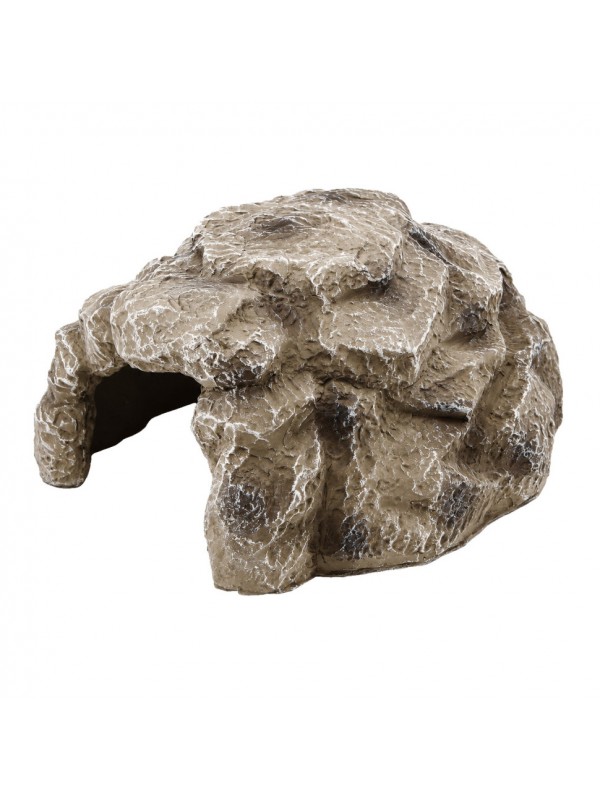 Декорация Hobby Cera Granite Cave 3 28,5×24×16 см - укрытие для террариума, аквариума под натуральный камень (37812)