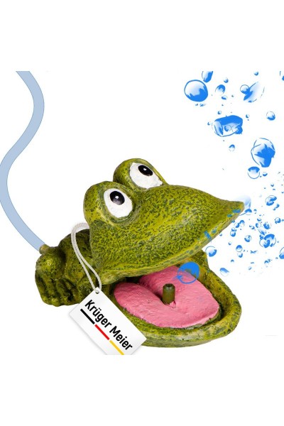 Декорація весела жаба Kruger Meier Froggy Bubble 11x8x5см (1185)