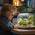 Декорація весела жаба Kruger Meier Froggy Bubble 11x8x5см (1185)