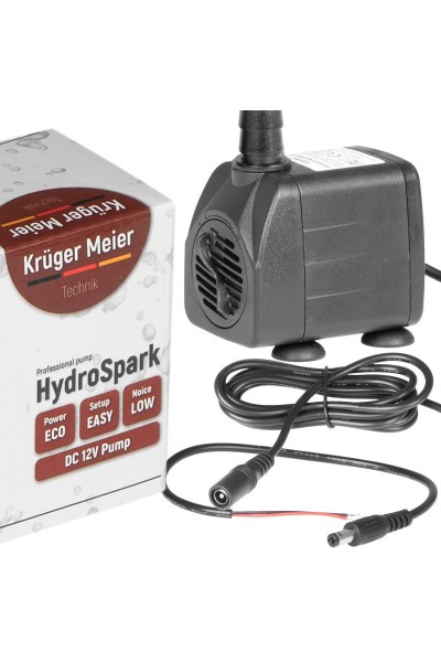 Помпа підйомна Kruger Meier HydroSpark 1250 — міні насос 12V, 1000 л/год